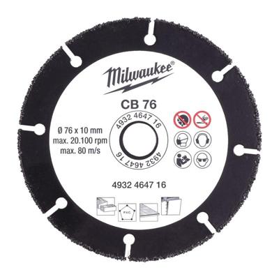 Milwaukee Hardmetalen mes 76 mm CB 76 mm 1 st - 4932464716