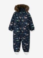 Dino sneeuwpakje voor baby's met fleece voering jongen NAME IT donkerblauw - thumbnail