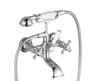 Dornbracht Madison Badmengkraan voor wandmontage, met spoeldouche Chroom - thumbnail