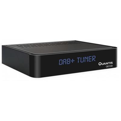 Quantis QE330 Digitale DAB+ Radiotuner Zwart
