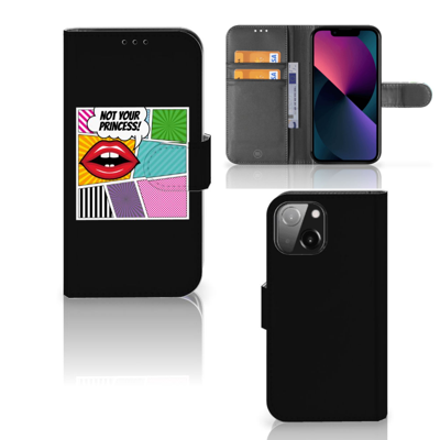 iPhone 13 Mini | Wallet Case | met Pasjes | Popart Princess iPhone 13 Mini | Wallet Case | met Pasjes | Popart Princess