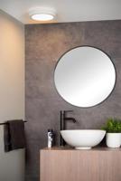 Lucide BRICE-LED - Plafonnière Badkamer - Ø 24 cm - LED Dimb. - 1x15W 3000K - IP44 - Wit - thumbnail