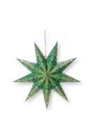 Pip Studio Kerstster Papier Overall Print Donkergroen 60cm - thumbnail