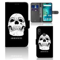 Telefoonhoesje met Naam Xiaomi Mi A2 Lite Skull Eyes - thumbnail