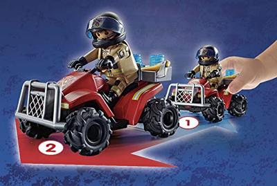 Playmobil 71090 City Action Brandweer Speed Quad