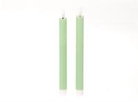 Dinerkaars LED vlam 24.5cm groen - thumbnail