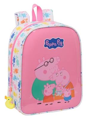 Schoolrugzak Peppa Pig Baby pig Multicolour 22 x 27 x 10 cm