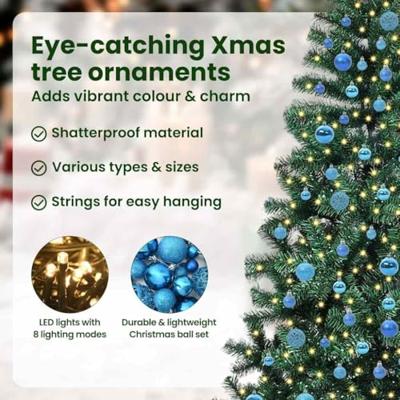 VidaXL Kunstmatig voorverlicht kerstboom groen 240 cm pvc en metaal