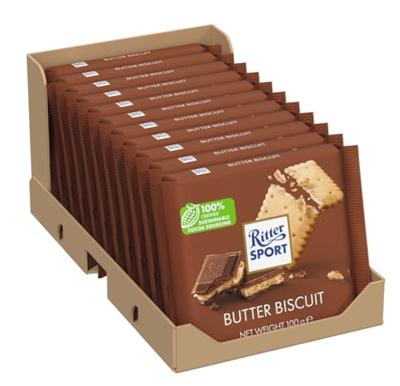 Ritter Sport boterbiscuit (11x 100gr)