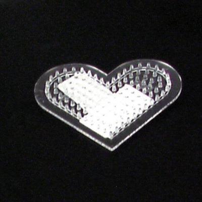 Hama Strijkkralen Grondplaat Hart Klein Transparant Hama Strijkkralen Grondplaat Hart Klein Transparant