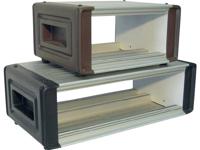 Proma 133 040c Lab-behuizing (b x h x d) 280 x 165 x 280 mm Aluminium Aluminium (geëloxeerd), Bruin 1 stuk(s) - thumbnail