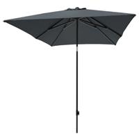 Parasol MORAIRA PUSH-UP 230x230 grijs - thumbnail
