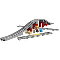 Lego Duplo 10872 Treinbrug en Rails 26-delig - thumbnail