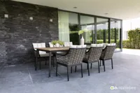 Apple Bee | Tuintafel Milou 240 x 100 cm | Teak-Black - thumbnail