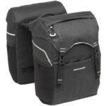 Newlooxs Sports dubbele fietstas - racktime - zwart - waterafstotend - 32l - thumbnail