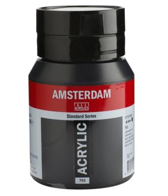 Royal Talens Amsterdam Acrylverf 500 ml - Lampenzwart 702