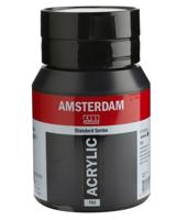 Royal Talens Amsterdam Acrylverf 500 ml - Lampenzwart 702 - thumbnail