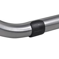 Eetkamerstoelen inklapbaar 6 st kunstleer en staal zwart - thumbnail