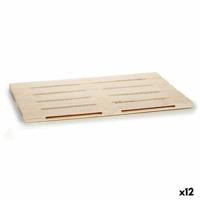 Snackdienblad Gift Decor Bruin Hout 40 x 2 x 60 cm (12 Stuks) - thumbnail