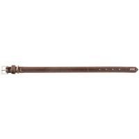 HUNTER Hondenhalsband Porto, donkerbruin/cognac, Maat: 35 - thumbnail