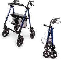 Parvum Nova Rollator - Lichtgewicht (6,9kg) en opvouwbaar-Blue - thumbnail
