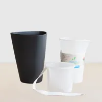 Zelfwaterende plantenpot - Basel - Antraciet - P12 - thumbnail