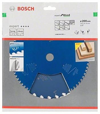 Bosch Accessories Expert for Wood 2608644052 Cirkelzaagblad 200 x 30 x 1.8 mm Aantal tanden: 30 1 stuk(s) Bosch Accessories Expert for Wood 2608644052 Cirkelzaagblad 200 x 30 x 1.8 mm Aantal tanden: 30 1 stuk(s)