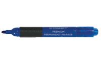 Q-CONNECT Premium permanent marker, 3 mm, ronde punt, blauw - thumbnail