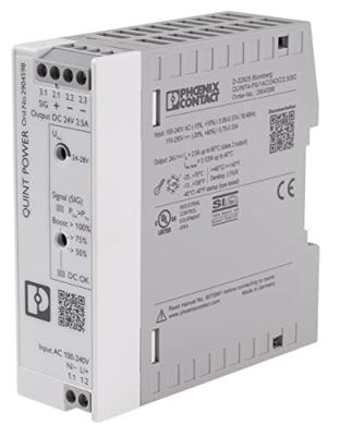 Phoenix Contact 2904598 DIN-rail netvoeding 2.5 A 60 W Inhoud 1 stuk(s) Phoenix Contact 2904598 DIN-rail netvoeding 2.5 A 60 W Inhoud 1 stuk(s)