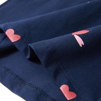 Kindershirt 116 marineblauw