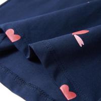 Kindershirt 116 marineblauw - thumbnail
