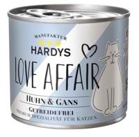 Hardys Love Affair kip en gans natvoer kat (blik) 24 x 200 g - thumbnail