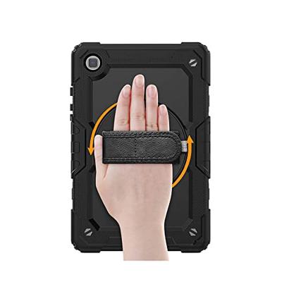 Casecentive Handstrap Pro Hardcase met handvat Galaxy Tab A7 10.4 2020 zwart