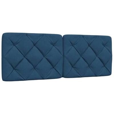 Bedframe zonder matras 120x200 cm stof blauw