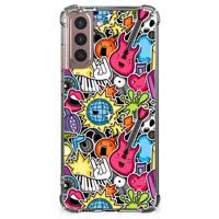 Samsung Galaxy S21 Plus Anti Shock Bumper Case Punk Rock - thumbnail