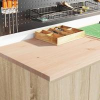 Garagekast 60x51x85 cm massief grenenhout sonoma eikenkleurig - thumbnail