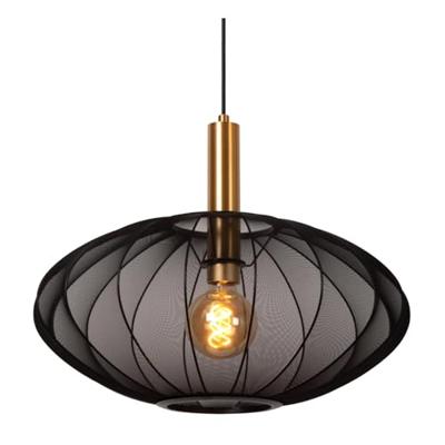 Lucide CORINA - Hanglamp - Ø 50 cm - 1xE27 - Zwart