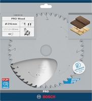 Bosch Accessories Bosch Power Tools 2608837723 Hardmetaal-cirkelzaagblad 216 x 30 mm Aantal tanden: 48 1 stuk(s) - thumbnail