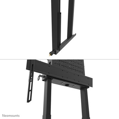 Neomounts WL55-875BL1 Monitor-wandbeugel Aantal monteerbare displays: 1 Display(s) 94,0 cm (37) - 261,6 cm (103) Zwart Gemotoriseerd, In hoogte verstelbaar