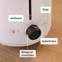 Bosch TAT2M121 Broodrooster Wit - thumbnail