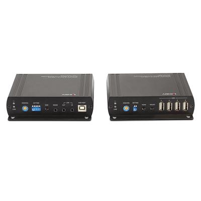 Lindy 39245 KVM-extender Zender en ontvanger