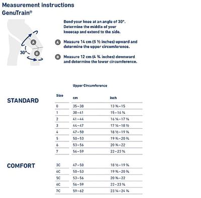 Bauerfeind GenuTrain Kniebrace - 0 - Universeel - Beige