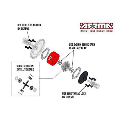 Arrma - Metal Diff Case (ARA220050)