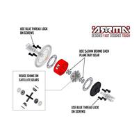 Arrma - Metal Diff Case (ARA220050) - thumbnail