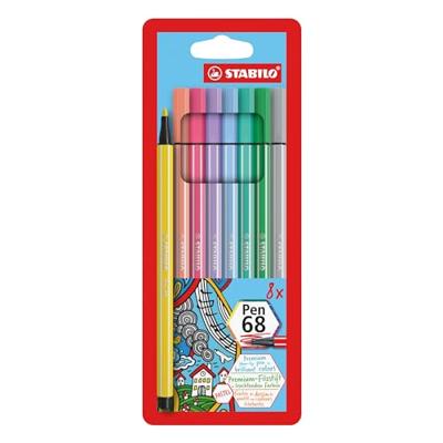Stabilo Pen 68 Etui 8 Stuks