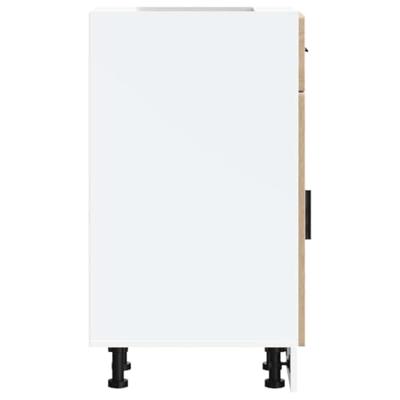 Keuken onderkast "Porto" bewerkt hout sonoma eikenkleurig Keuken onderkast "Porto" bewerkt hout sonoma eikenkleurig