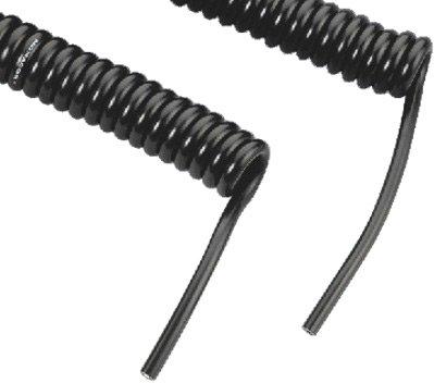 Monacor CCX-5M Spiraal signaalkabel 80-500 cm