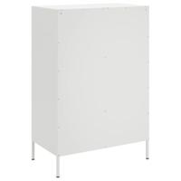 Hoge kast 68x39x101,5 cm koudgewalst staal wit - thumbnail