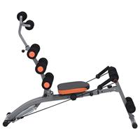 VidaXL Buikspiertrainer l-vormig met elastische koorden - thumbnail