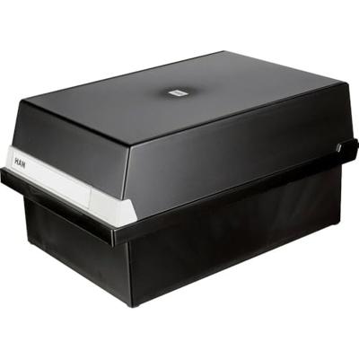 HAN 955-13 955-13 Kaartenbak Zwart Aantal kaarten (max.): 1.300 kaarten DIN A5 liggend